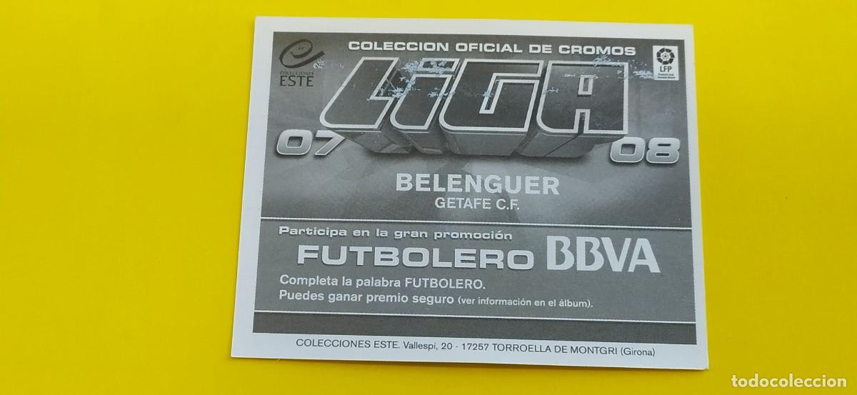 Cromos de f&uacute;tbol: BELENGUER GETAFE ESTE 07 08 2007 2008 - Foto 2