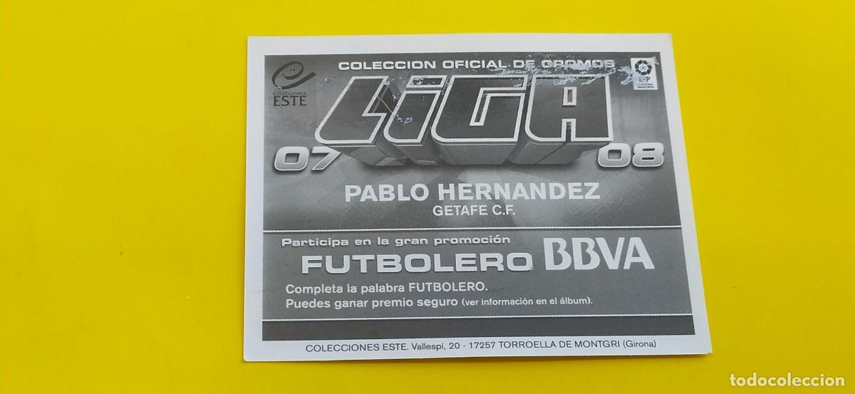Cromos de f&uacute;tbol: PABLO HERNANDEZ GETAFE ESTE 07 08 2007 2008 - Foto 2