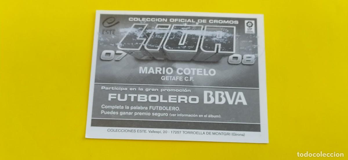 Cromos de f&uacute;tbol: MARIO COTELO GETAFE ESTE 07 08 2007 2008 - Foto 2