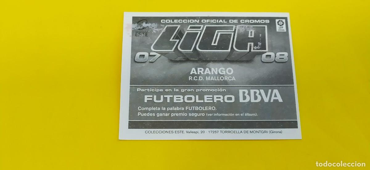 Cromos de f&uacute;tbol: ARANGO MALLORCA ESTE 07 08 2007 2008 - Foto 2