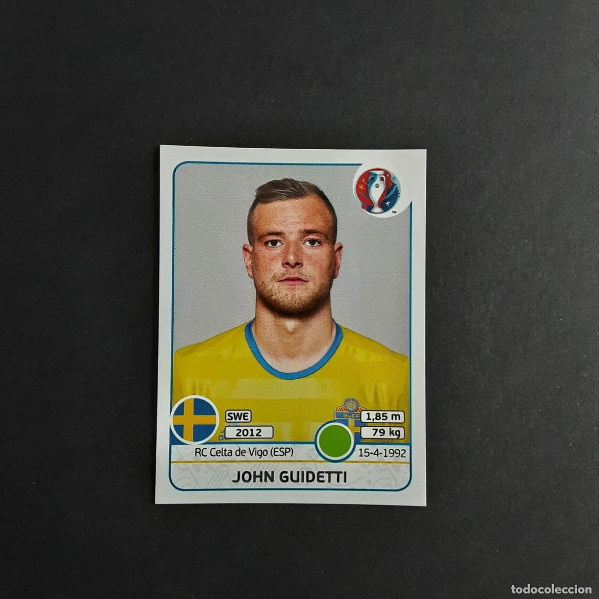 Cromos de F&uacute;tbol: CROMO FUTBOL EURO 2016 PANINI 568.GUIDETTI-SUECIA-NUNCA PEGADO