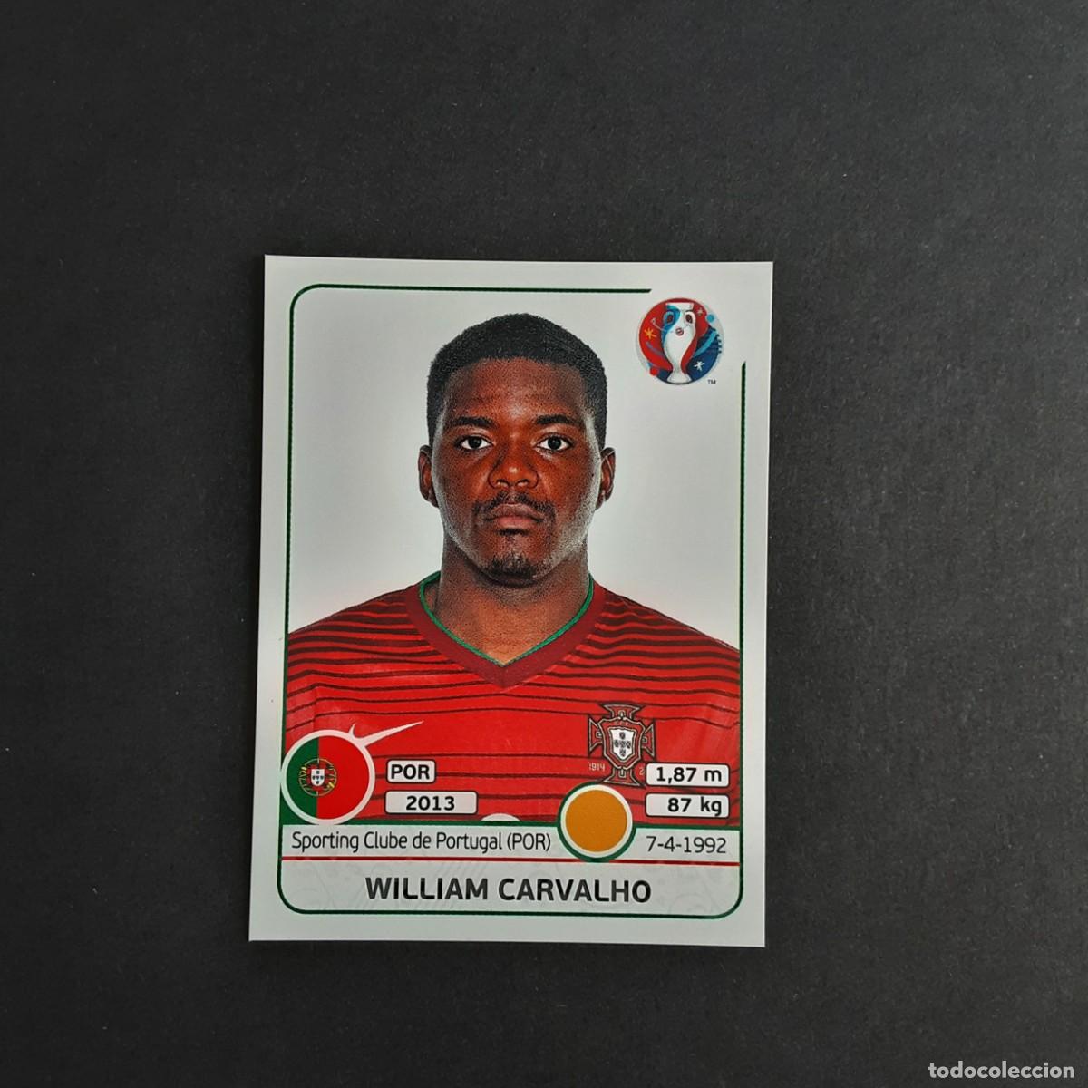 Cartes &agrave; collectionner de Football: CROMO FUTBOL EURO 2016 PANINI 587.CARVALHO-PORTUGAL-NUNCA PEGADO