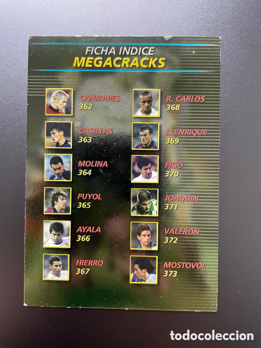 Fu&szlig;ball-Sticker: Indice Megacracks 361 Megafichas 2002-03 2002 2003