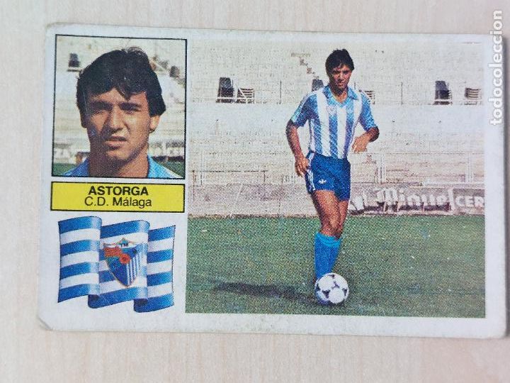 Cromos de f&uacute;tbol: EDICIONES ESTE 82 83 - ASTORGA - CROMO - MALAGA - Foto 1
