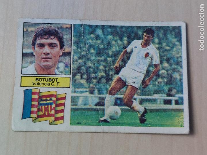 Cromos de f&uacute;tbol: EDICIONES ESTE 82 83 - BOTUBOT - CROMO - VALENCIA - Foto 1