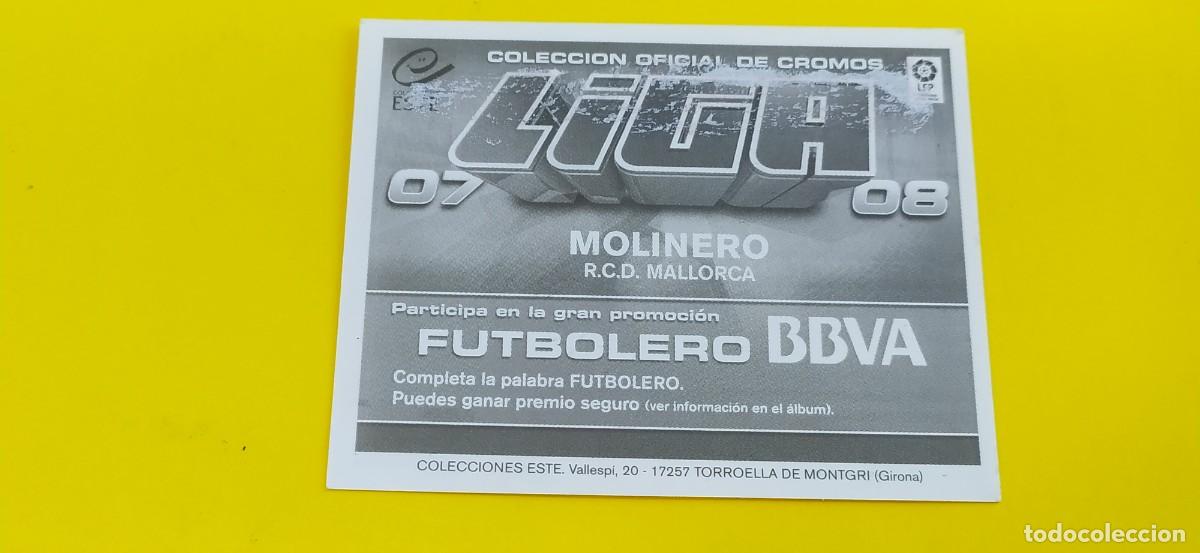 Cromos de f&uacute;tbol: MOLINERO MALLORCA ESTE 07 08 2007 2008 - Foto 2