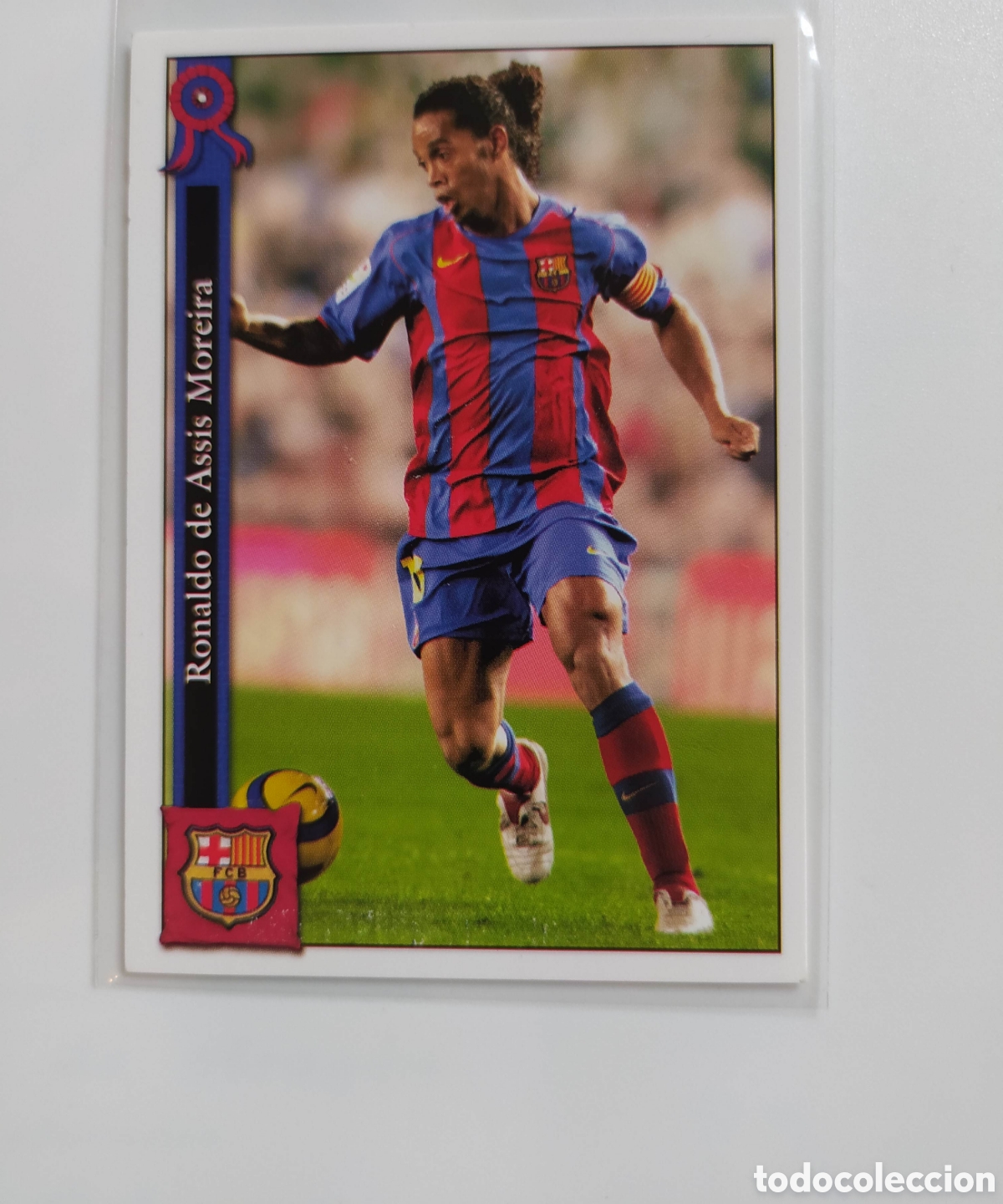 Cromos de f&uacute;tbol: Cromo Ronaldinho 2005-06 - Foto 2