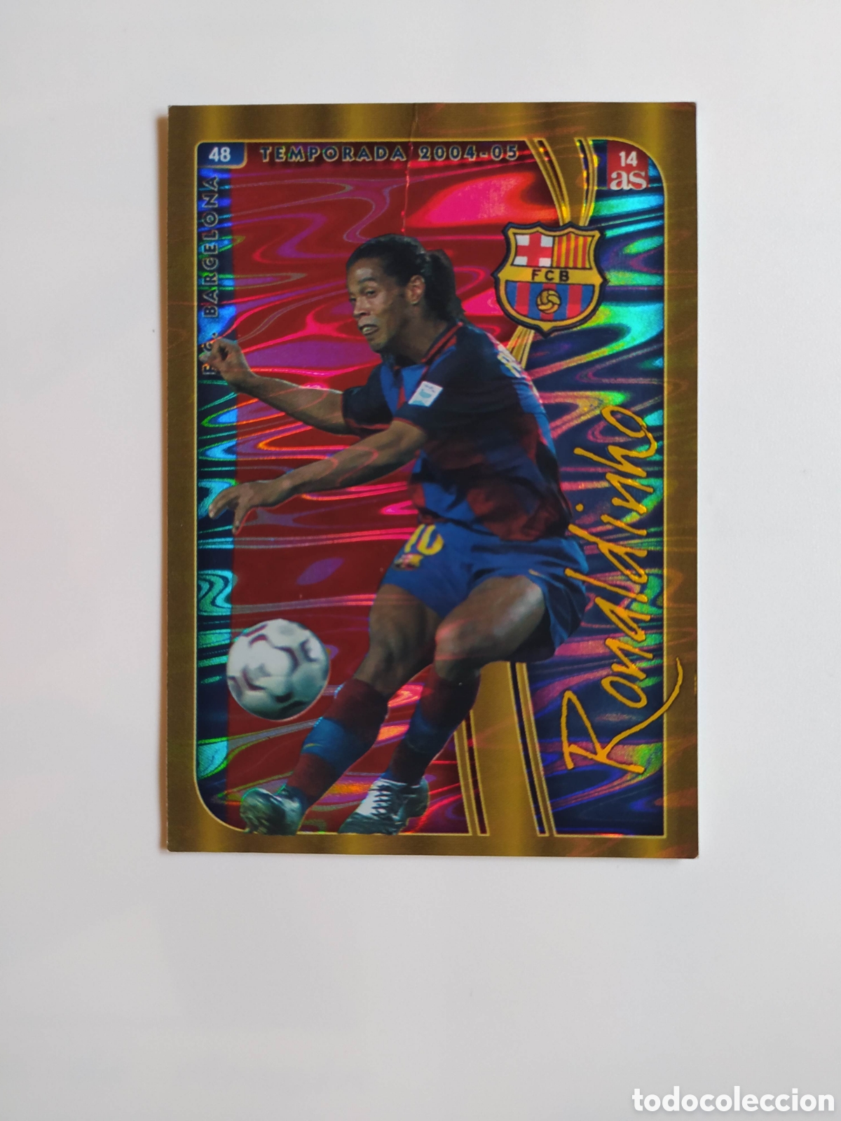 Cromos de f&uacute;tbol: Ronaldinho 2005 - Foto 1