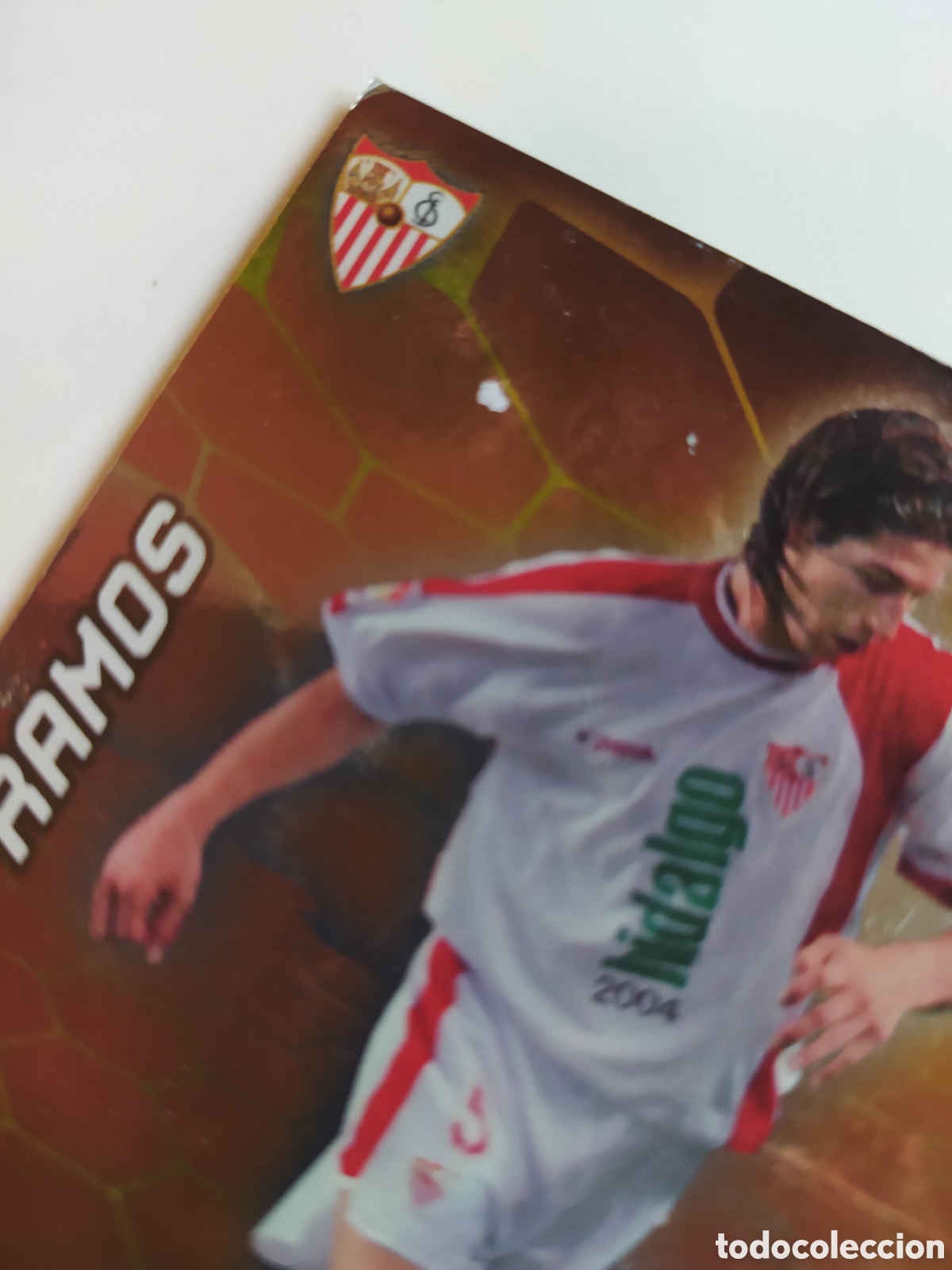 Cromos de f&uacute;tbol: Sergio Ramos Mega estrellas 2005-06 - Foto 4