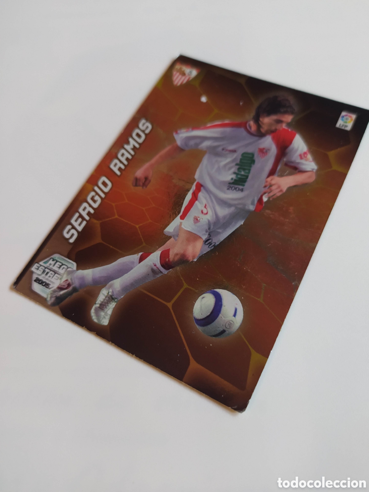 Cromos de f&uacute;tbol: Sergio Ramos Mega estrellas 2005-06 - Foto 5