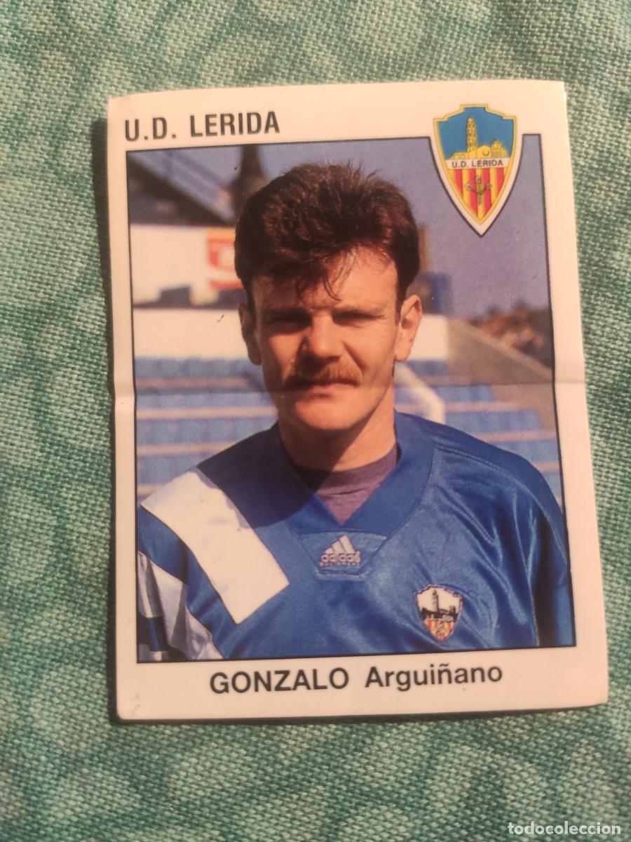 Football Stickers: 127 BIMBO PANINI 93/94 GONZALO ARGUI&Ntilde;ANO - L&Eacute;RIDA LLEIDA - 1993 1994 CROMO SIN PEGAR