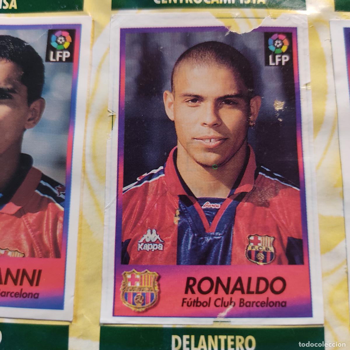 Fu&szlig;ball-Sticker: Bollycao Futbol Liga 1996/97 - Ronaldo Barcelona - 1996/1997