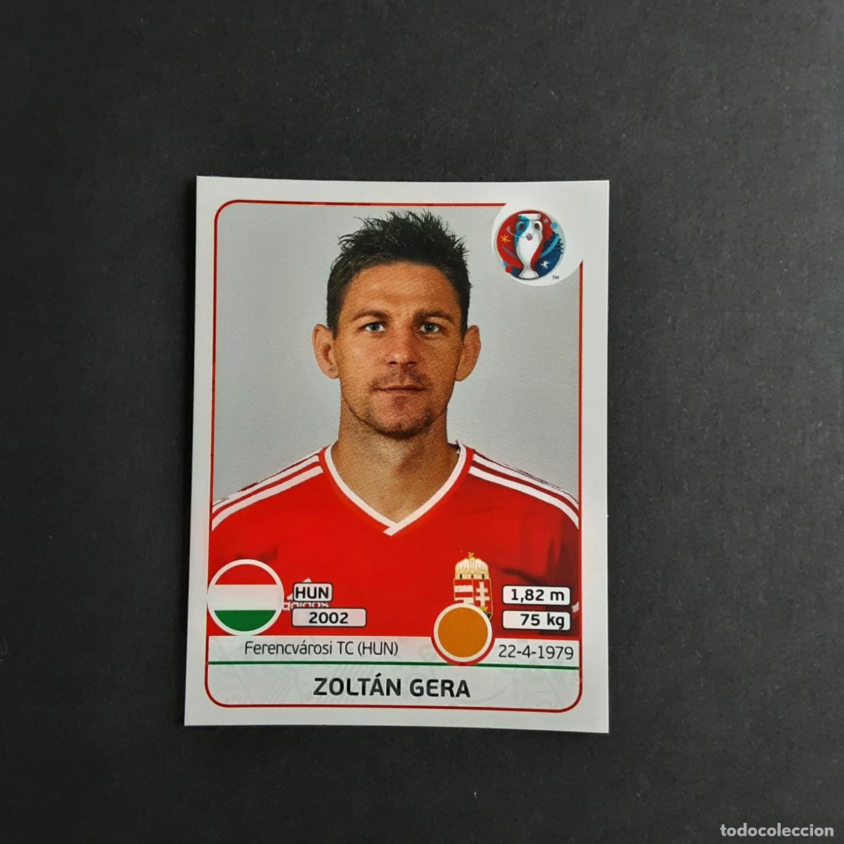 Cromos de F&uacute;tbol: CROMO FUTBOL EURO 2016 PANINI 670.GERA-HUNGRIA-NUNCA PEGADO