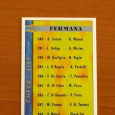 Cromos de Fútbol: FERMANA - Nº 288 VICENZO MAIURI-CHECK-LIST - MUNDICROMO 1999-2000, 99-00 CALCIATORI. Lote 380804629