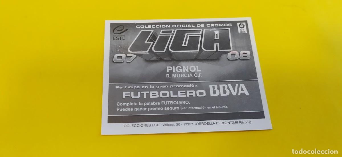 Cromos de f&uacute;tbol: PIGNOL MURCIA ESTE 07 08 2007 2008 - Foto 2
