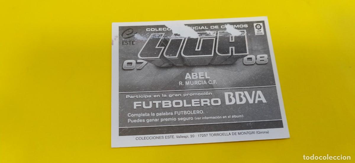 Cromos de f&uacute;tbol: ABEL MURCIA ESTE 07 08 2007 2008 - Foto 2
