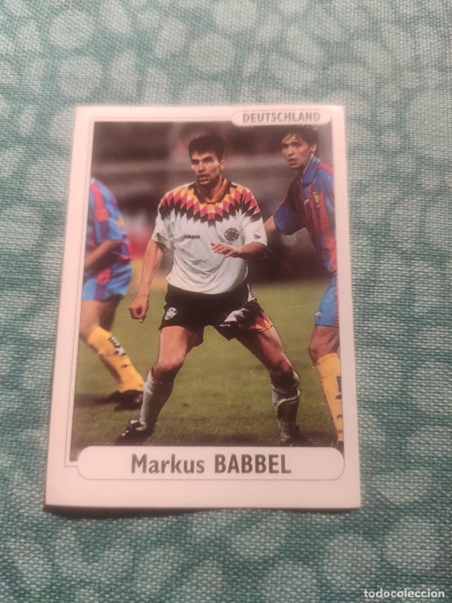 Cartes &agrave; collectionner de Football: 163 EURO FOOT 96 DS: MARKUS BABBEL - ALEMANIA -- CROMO NUNCA PEGADO