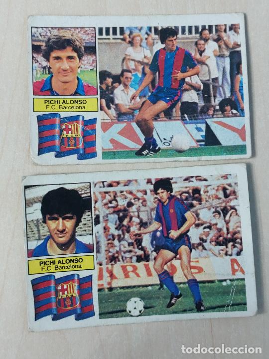 Cromos de f&uacute;tbol: EDICIONES ESTE 82 83 DOBLE VERSION - PICHI ALONSO - CROMO - BARCELONA - Foto 1