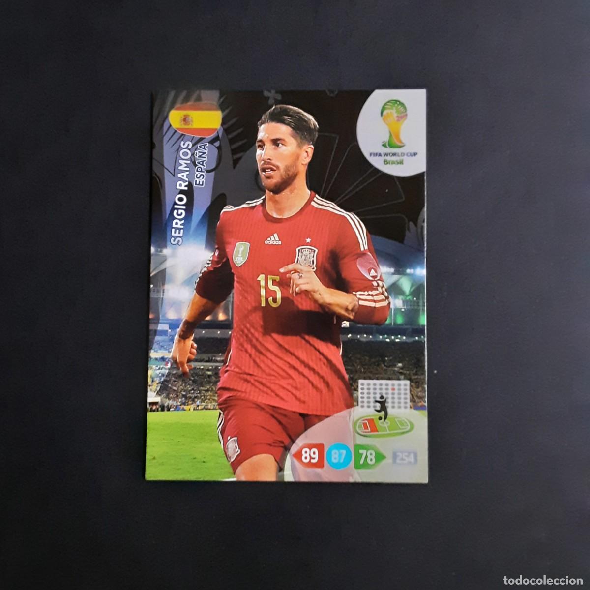 Cromos de F&uacute;tbol: CROMO CARD FUTBOL ADRENALYN FIFA WORLD CUP BRAZIL 2014 PANINI 147.SERGIO RAMOS-ESPA&Ntilde;A