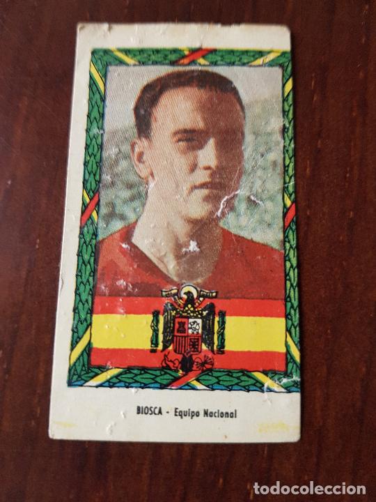 Cromos de f&uacute;tbol: BIOSCA EQUIPO NACIONAL - Foto 1
