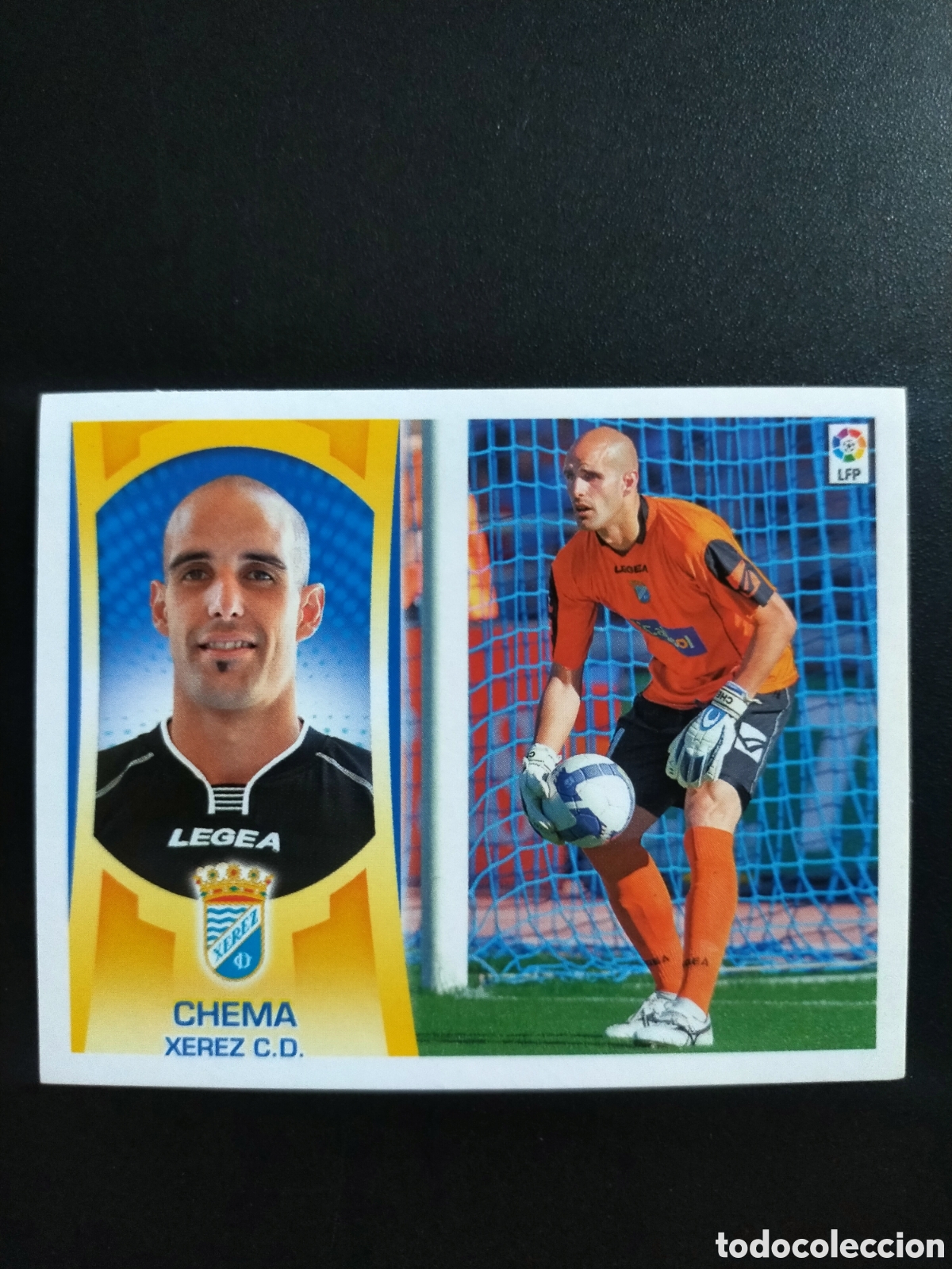 Cromos de f&uacute;tbol: 2009-2010 09-10 ESTE CROMO NUNCA PEGADO EN BUEN ESTADO XEREZ CHEMA