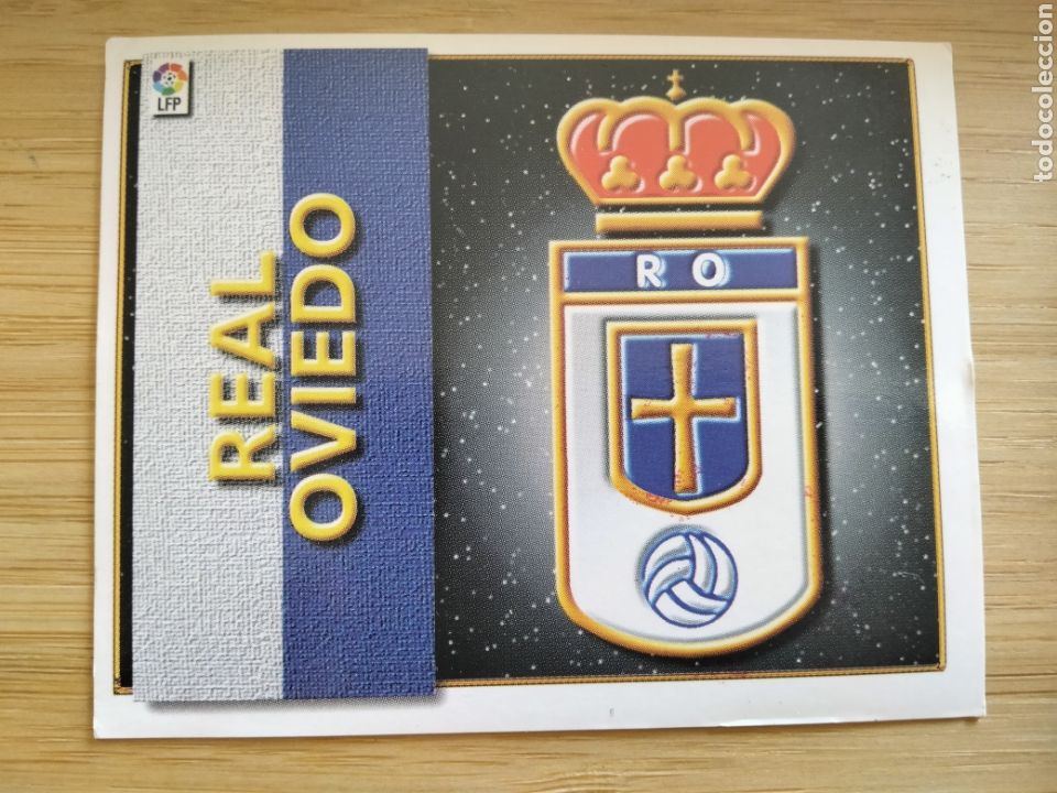 Cromos de f&uacute;tbol: ESCUDO REAL OVIEDO EDICIONES ESTE 98 99 1998 1999 SIN PEGAR CROMO FUTBOL UNIFICO ENVIOS