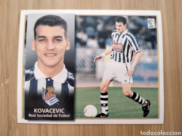 Cromos de f&uacute;tbol: KOVACEVIC REAL SOCIEDAD EDICIONES ESTE 98 99 1998 1999 SIN PEGAR CROMO FUTBOL UNIFICO ENVIOS