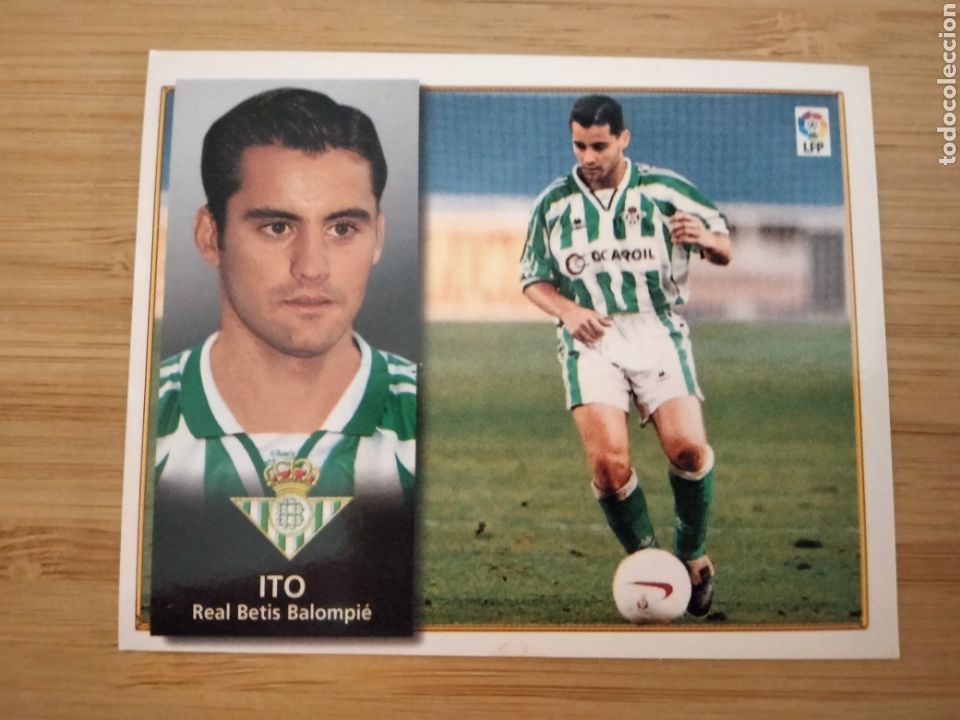 Fu&szlig;ball-Sticker: ITO REAL BETIS EDICIONES ESTE 98 99 1998 1999 SIN PEGAR CROMO FUTBOL UNIFICO ENVIOS