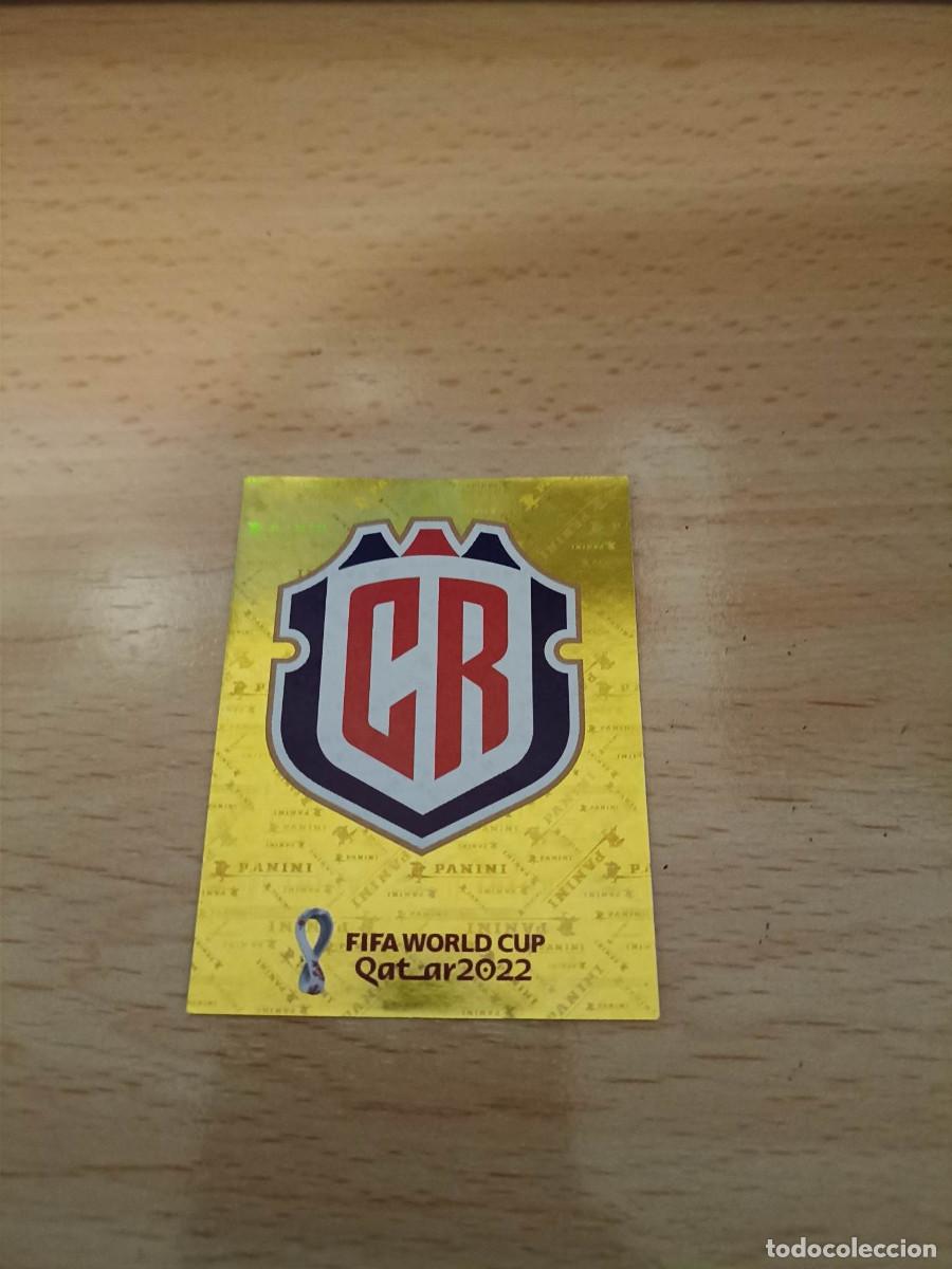 Cartes &agrave; collectionner de Football: Panini World Cup 2022 Qatar. 2- Escudo. Costa Rica. Nunca pegado.