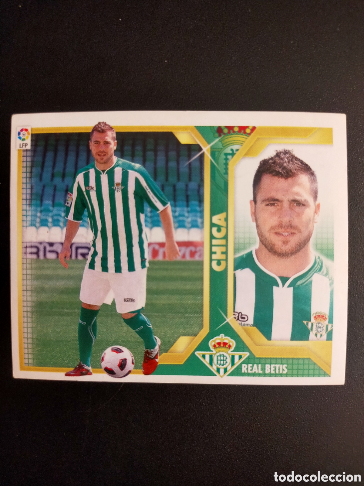 Cromos de f&uacute;tbol: 2011-2012 11-12 ESTE CROMO NUNCA PEGADO EN BUEN ESTADO BETIS CHICA