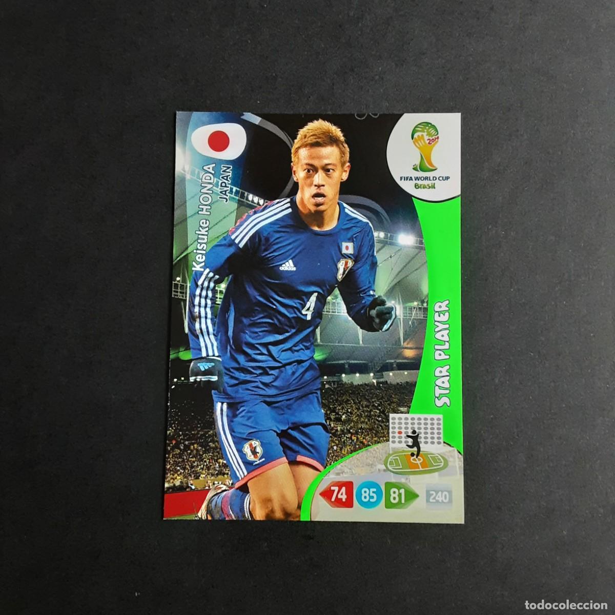 Cromos de F&uacute;tbol: CROMO CARD FUTBOL ADRENALYN FIFA WORLD CUP BRAZIL 2014 PANINI 229.HONDA-STAR PLAYER-JAPON