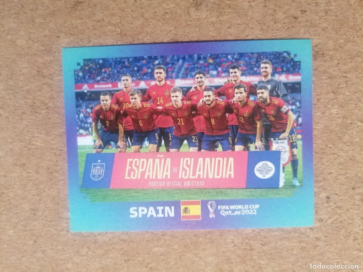 Football Stickers: QATAR FIFA WORLD CUP 2022 STICKER ESPA&Ntilde;A/ISLANDIA ESP1 PANINI
