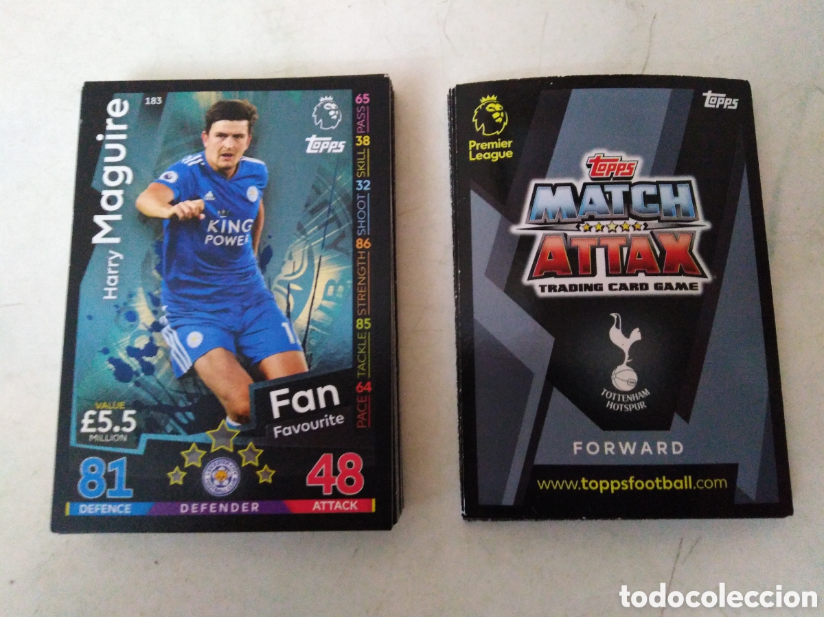 Cromos de F&uacute;tbol: Lote de 32 cromos de f&uacute;tbol topps MATCH ATTAX trading card game ( premier league )