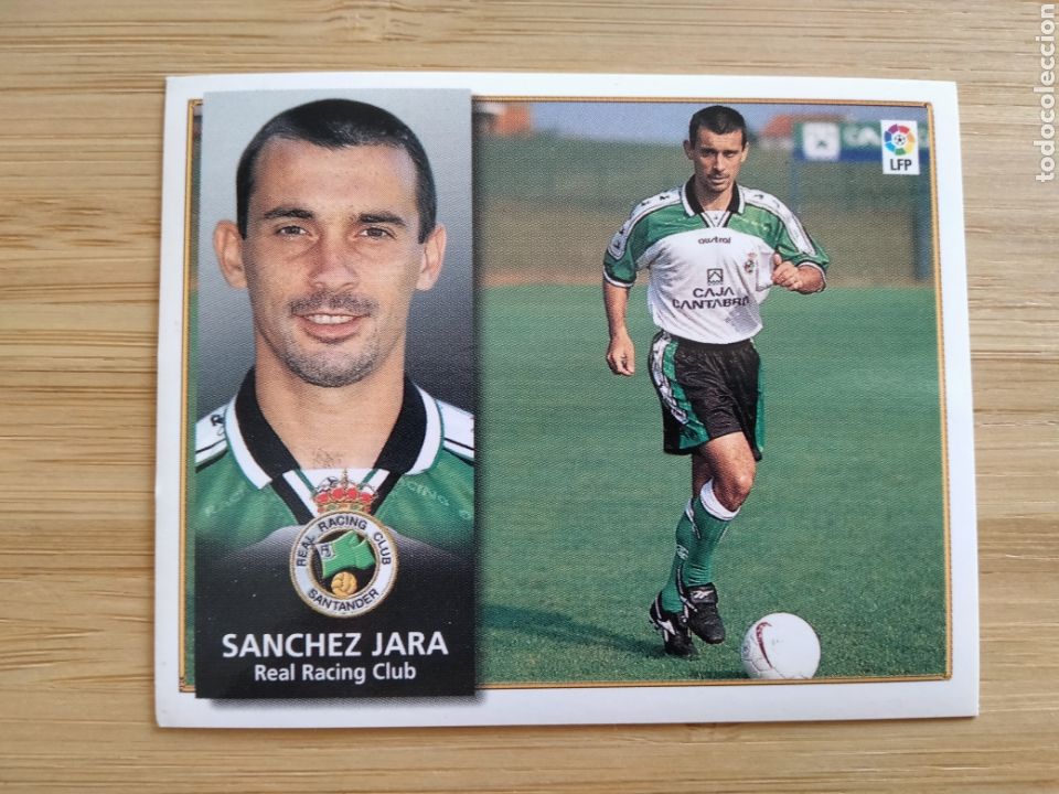 Cromos de f&uacute;tbol: SANCHEZ JARA RACING D SANTANDER EDICIONES ESTE 98 99 1998 1999 SIN PEGAR CROMO FUTBOL UNIFICO ENVIOS