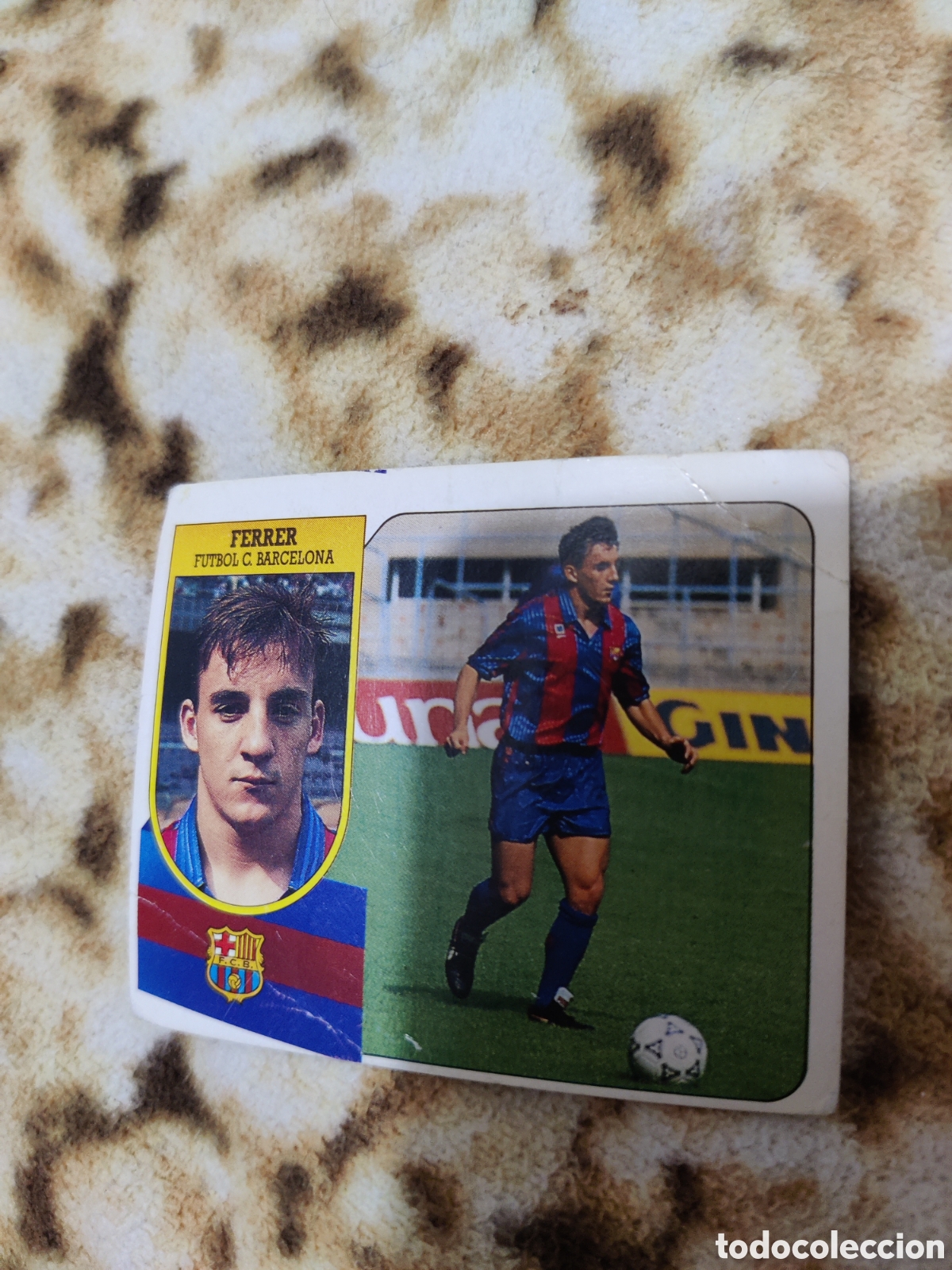 Cromos de f&uacute;tbol: Ferrer Barcel&oacute;na Este 1991 1992 91 92 sin pegar