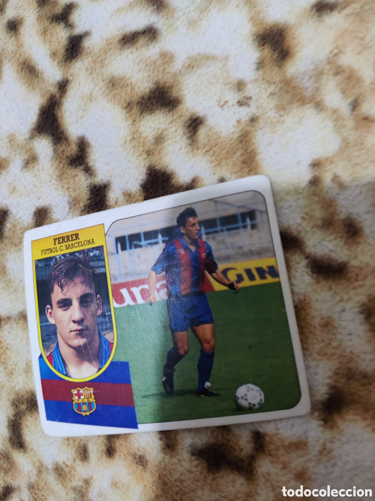 Cromos de f&uacute;tbol: Ferrer Barcel&oacute;na Este 1991 1992 91 92 sin pegar