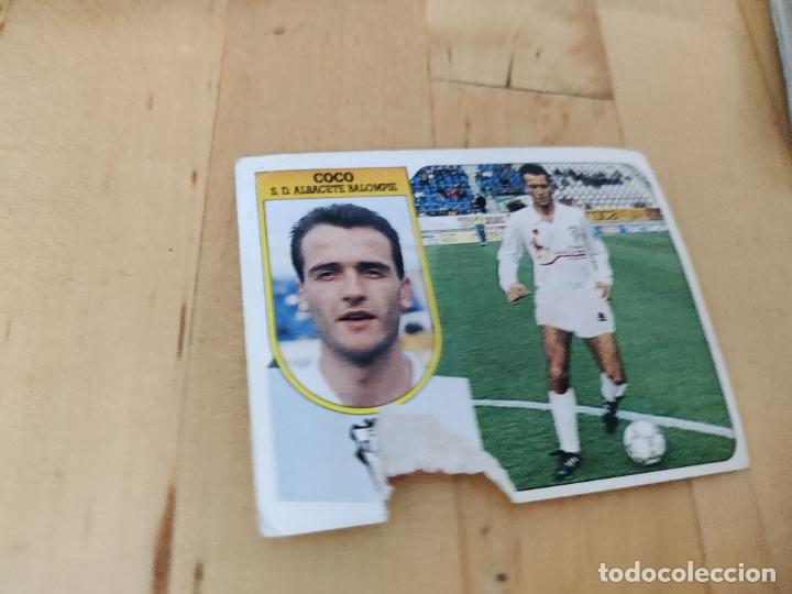 Cromos de f&uacute;tbol: coco albacete este 1991 1992 91 92 - Foto 1