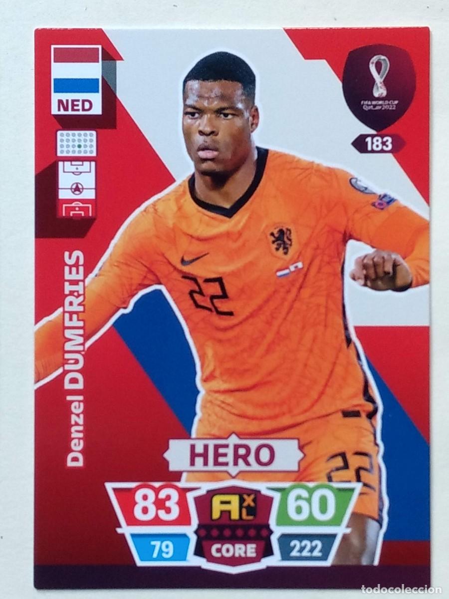 Figurine di Calcio: CROMO CARD 183 DUMFRIES HOLANDA - MUNDIAL DE FUTBOL QATAR 2022 - PANINI ADRENALYN