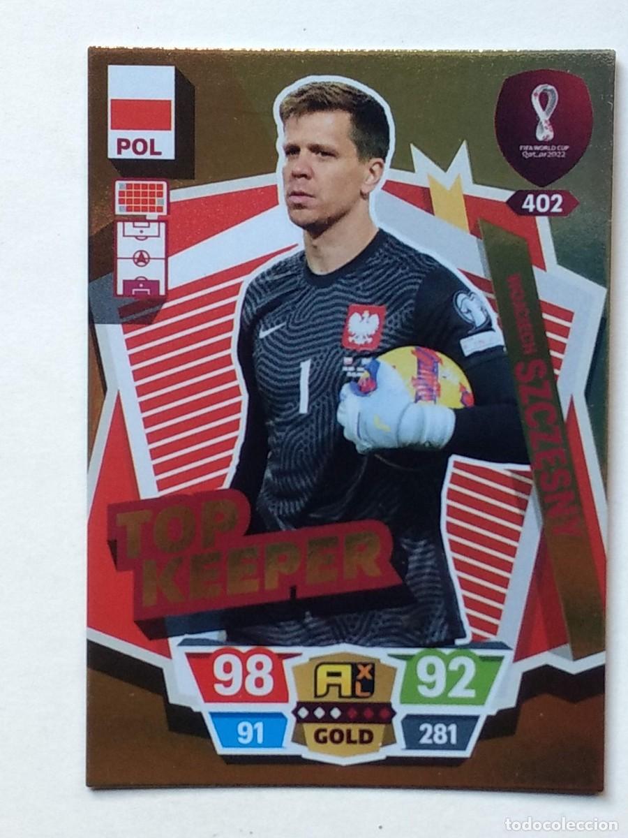 Cromos de Futebol: CROMO CARD 402 2ZCZESNY POLONIA - TOP KEEPER - MUNDIAL DE FUTBOL QATAR 2022 - PANINI ADRENALYN