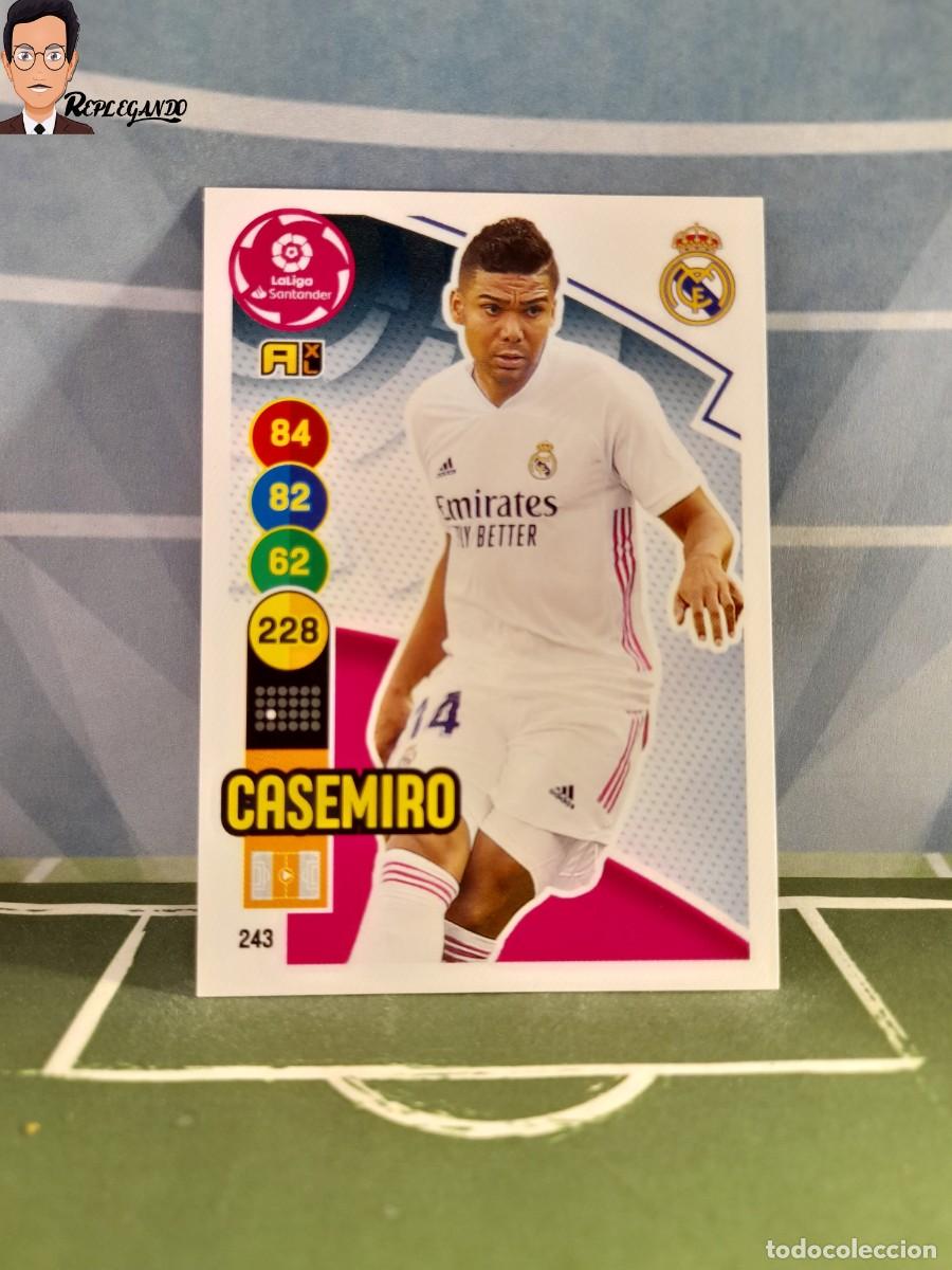 CASEMIRO #243 REAL MADRID 2020-21 CROMO PANINI ADRENALYN XL LA