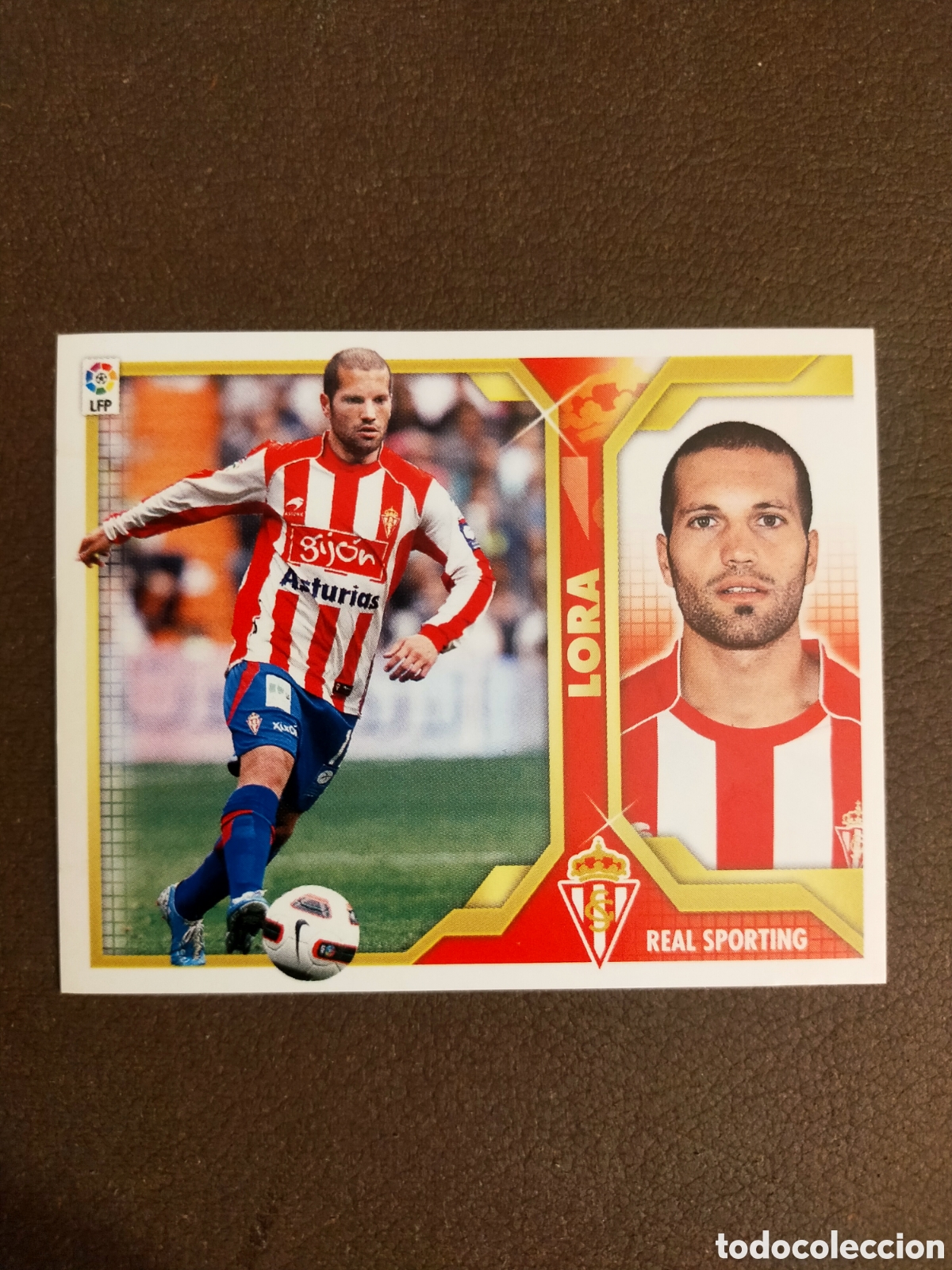 Fu&szlig;ball-Sticker: 2011-2012 11-12 ESTE CROMO NUNCA PEGADO EN BUEN ESTADO SPORTING LORA