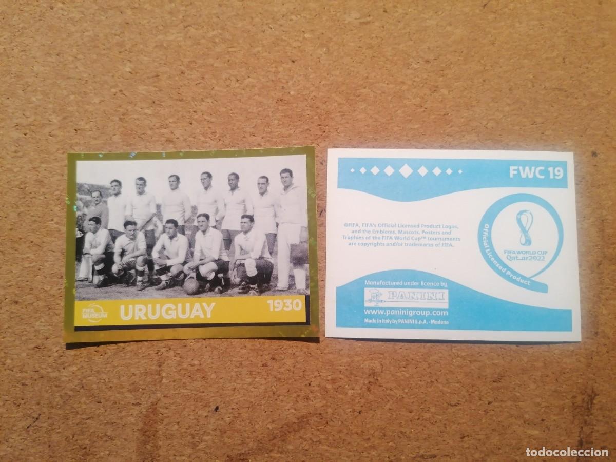 Cartes &agrave; collectionner de Football: QATAR 2022 WORLD CUP STICKER CAMPEONA URUGUAY 1930 NUEVO SIN PEGAR