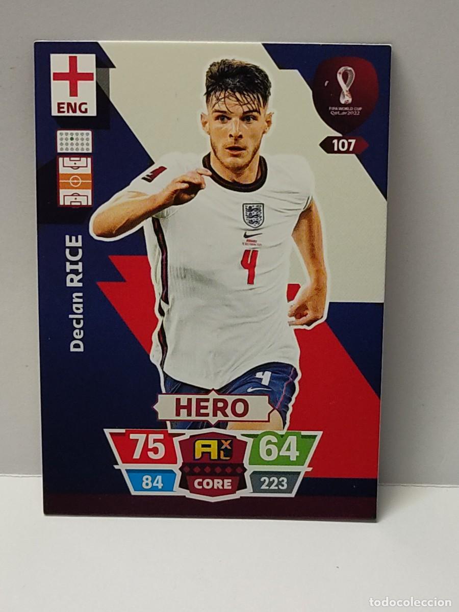 Football Stickers: Cromo ADRENALYN FIFA WORLD CUP QATAR 2022 - HERO - RICE 107