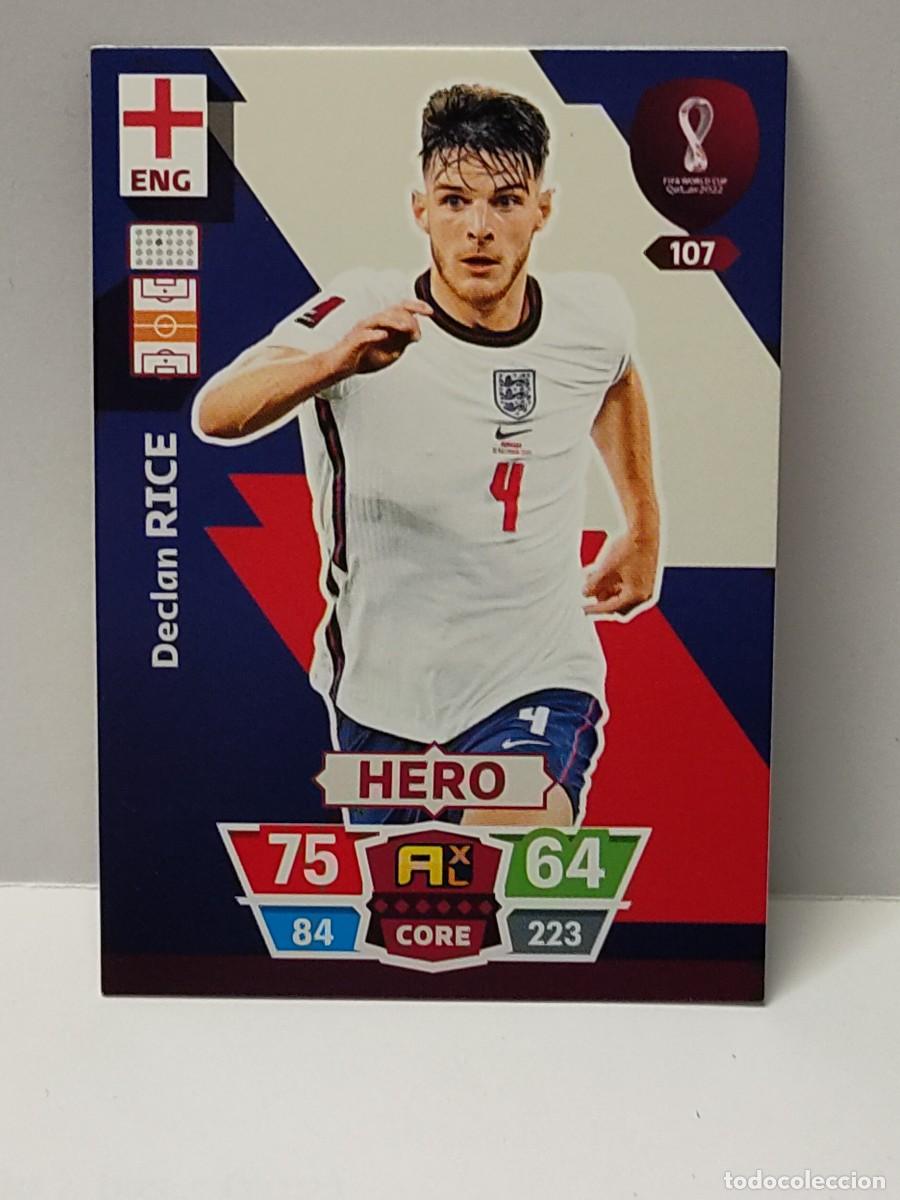 Football Stickers: Cromo ADRENALYN FIFA WORLD CUP QATAR 2022 - HERO - RICE 107