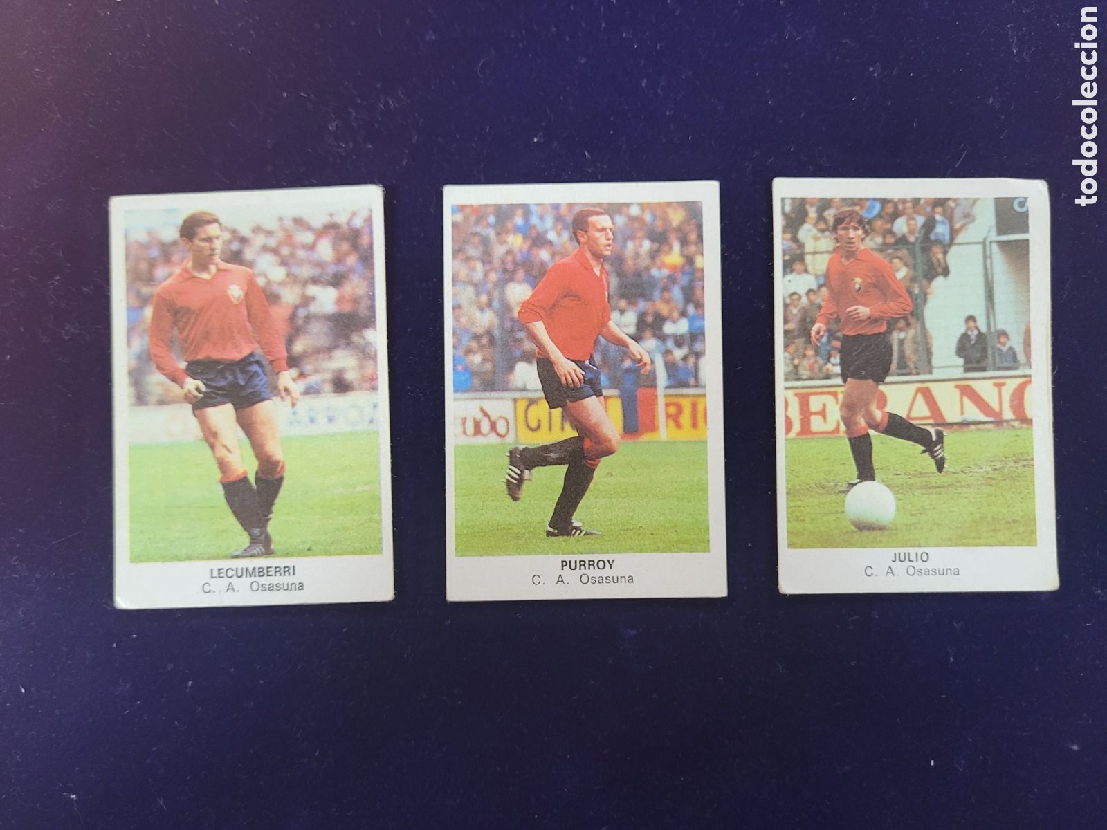 Cromos de Futebol: 3 CROMOS F&Uacute;TBOL 1984. C.A.OSASUNA