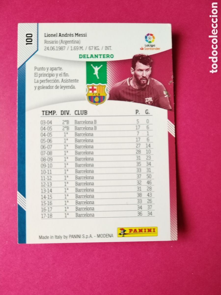 Cromos de f&uacute;tbol: Messi MGK 2018/19 megacracks - Foto 2