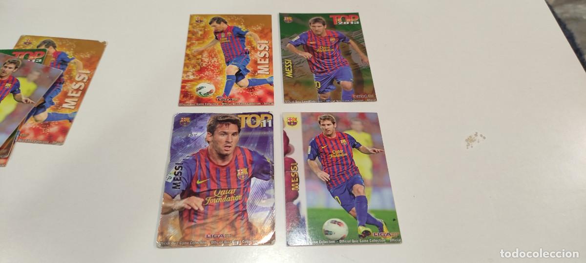 Cromos de F&uacute;tbol: LOTE 4 CROMOS MESSI LAS FICHAS DE LA LIGA 2013 53 44 595