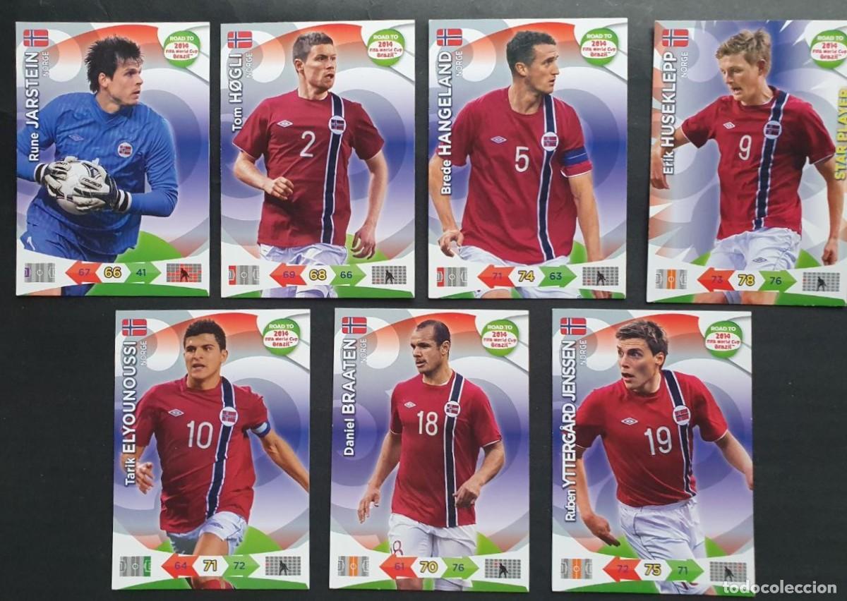 Cromos de F&uacute;tbol: 7 Cards de NORGE - Panini ADRENALYN XL Road FIFA World Cup BRAZIL 2014
