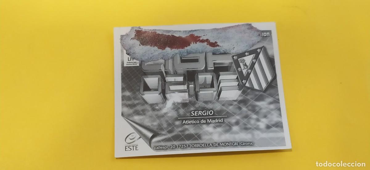Cromos de f&uacute;tbol: SERGIO ATLETICO MADRID ESTE 02 03 2002 2003 - Foto 2