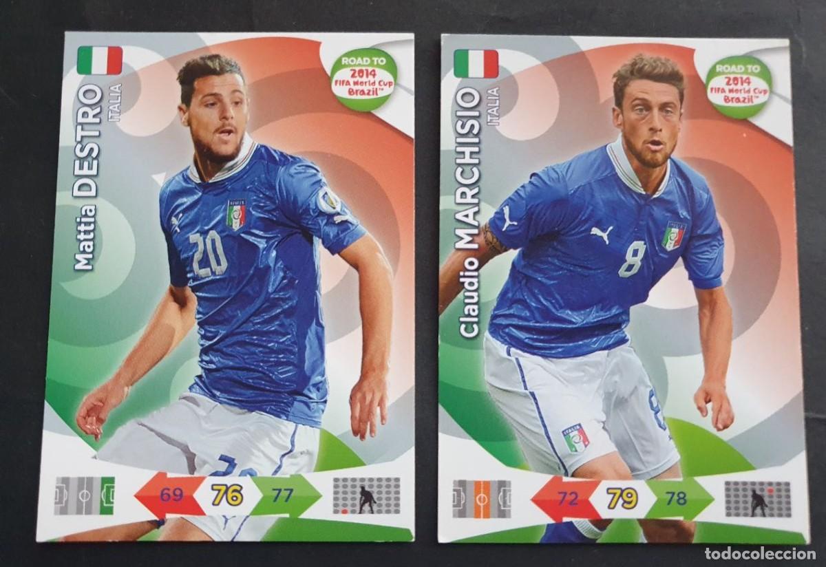 Cromos de F&uacute;tbol: 2 Cards de ITALIA - Panini ADRENALYN XL Road FIFA World Cup BRAZIL 2014